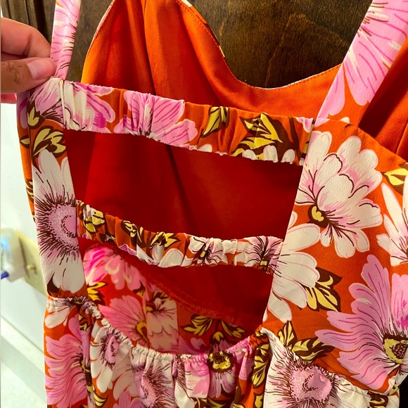 Floral open back dress - Picture 3 of 6